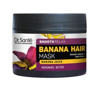 Dr. Santé Banana Hair Smooth Relax Mask - uhladzujúca maska na vlasy s anti-frizz efektom 300 ml