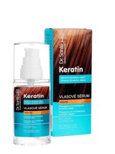 Dr. Santé Keratin Moisturizing and hair recovery - sérum pre vlasy lámavé a bez lesku