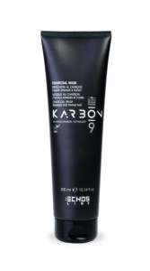 Echosline Karbon 9 Mask - maska s aktívnym uhlím pre poškodené a chemicky ošetrené vlasy 300 ml