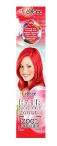Elysée Color Mousse - farebné penové tužidlá na vlasy 45 červený mak