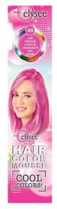 Elysée Color Mousse - farebné penové tužidlá na vlasy 49 ružový odtieň