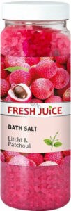 Fresh Juice Bath Salt Litchi&Patchouli - soľ do kúpela s vôňou Litchi a Patchouli