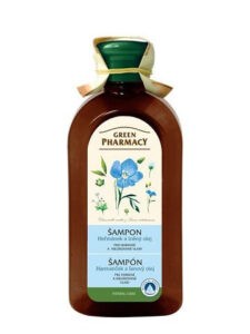 Green Pharmacy Harmanček a Ľanový olej - šampón pre oslabené a poškodené vlasy