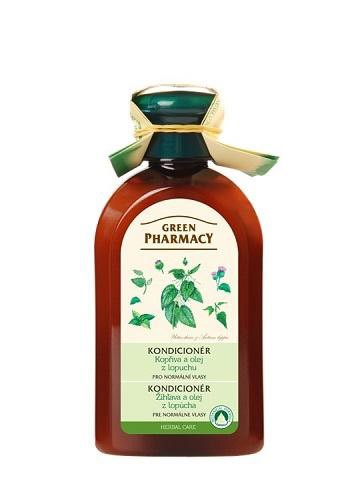 Green Pharmacy Žihľava a olej z koreňov lopúcha - kondicionér pre normálne vlasy