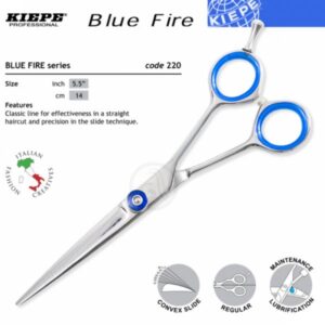 Kiepe FOUR STARS Blue Fire series 220 - profesionálne kadernícke nožnice 220.55 - 5