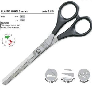 Kiepe Plastic Handle 2119/6"- kadernícke efilačné nožnice na vlasy