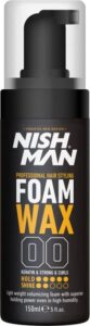 Nishman Foam Wax 00 - objemová pena pre vlnité vlasy