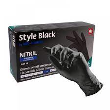 Nitrile Gloves Powderfree - čierne bezpúdrové nitrilové rukavice