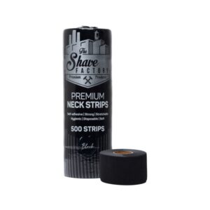The Shave Factory Premium Neck Strips - čierne ochranné papieriky okolo krku pri strihaní